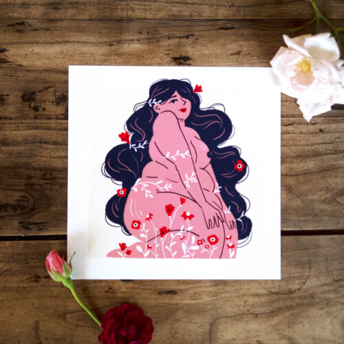 Tirage Illustration féministe Body positive feminist art print