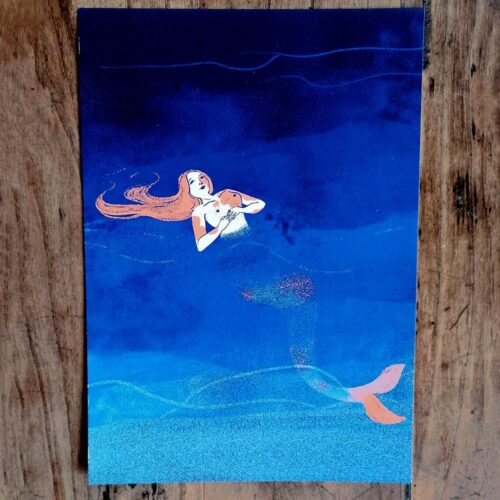 Mermaid illustration art