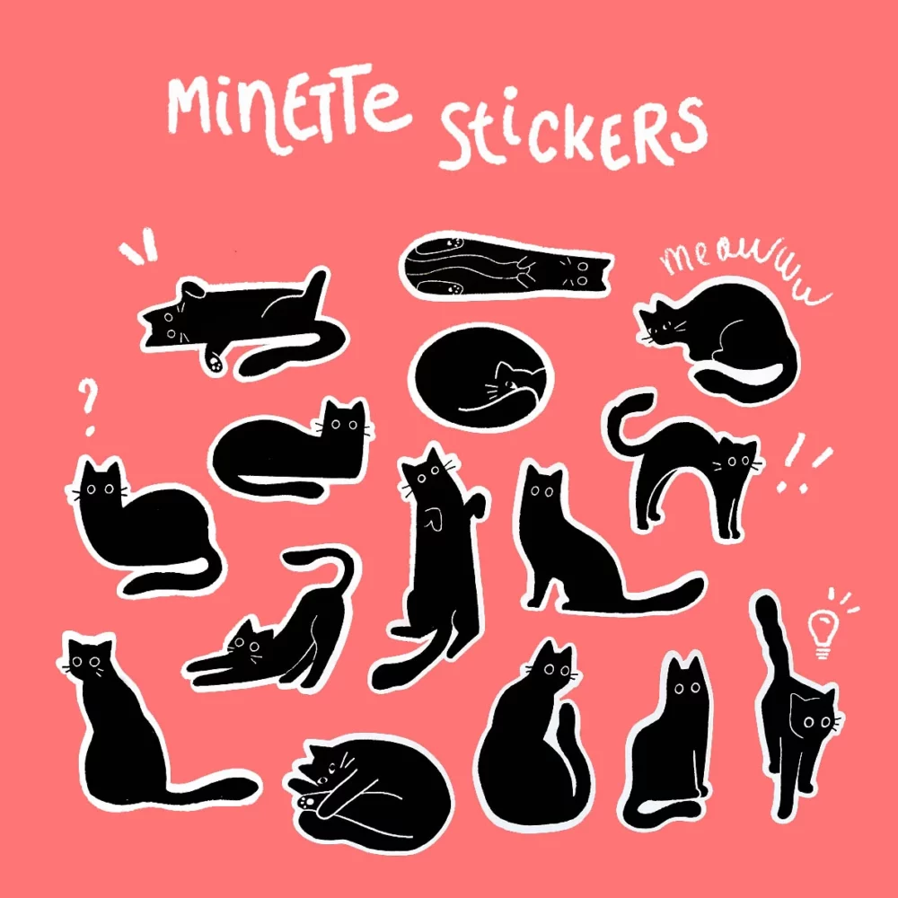 Stickers Minette