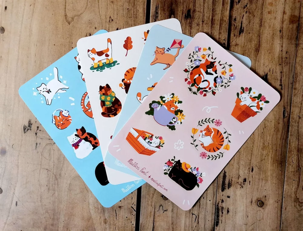 Planches de stickers Quatre Saisons | A5 - Image 2